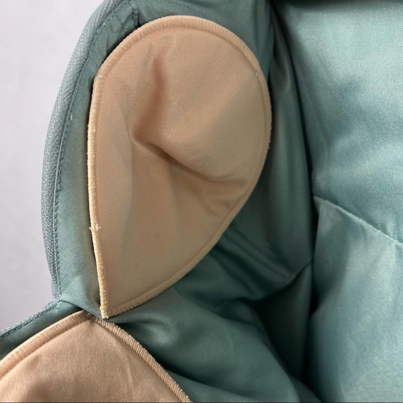 JENNY YOO Green Tulle Strapless Dress in Size 14 - Picture 4 of 4